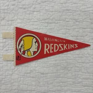 Vintage Washington Redskins Mini Pennant 7” NFL Football